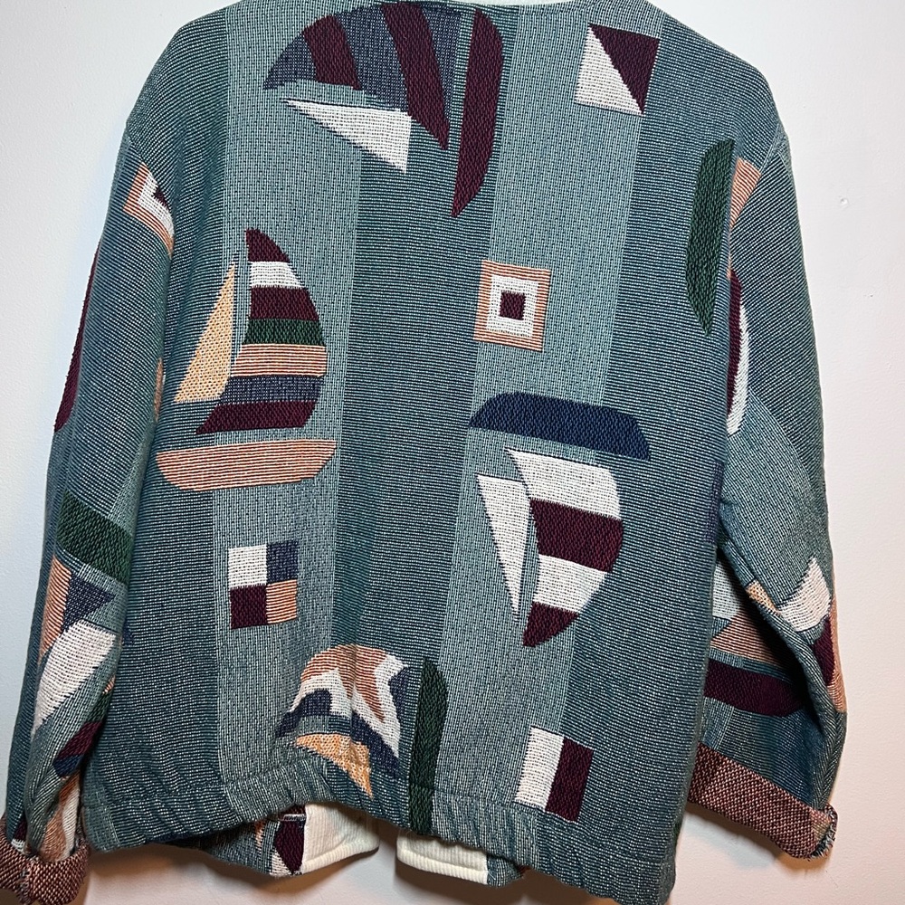 Vintage Nautical Patterned Jacket - image 5
